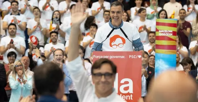 Sánchez e Illa culminan la campaña en Catalunya con la aspiración de gobernar la Generalitat y poner fin al 'procés'